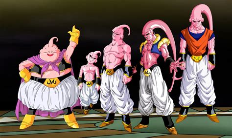 majin buu flaco|Transformaciones de Boo 